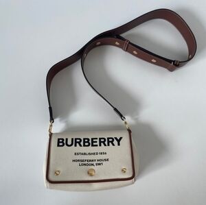 BURBERRY | MINI HACKBERRY CROSSBODY | CREAM